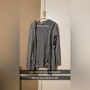 size small old navy active jacket